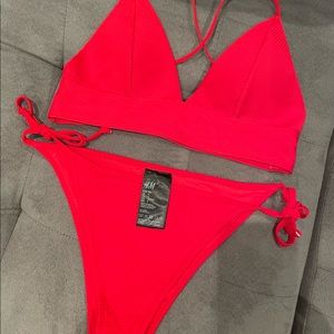 H&M red bikini